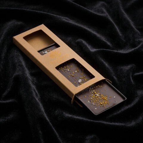 Mørk chokolade plade med karamel & maldon salt