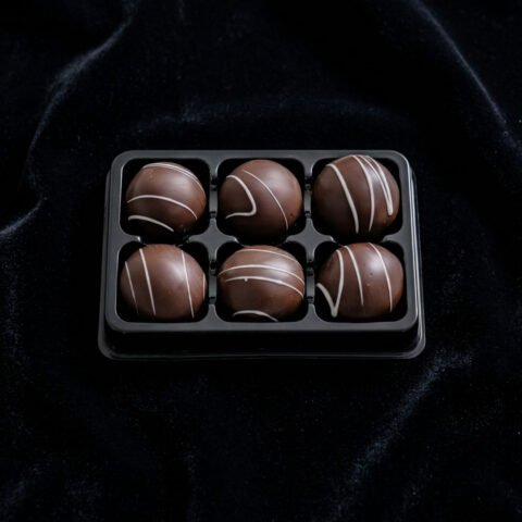 Trøffel-Romkugler med rom karamel creme