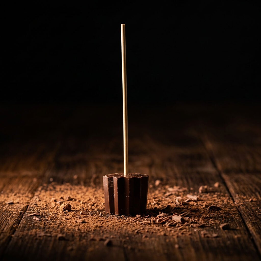 Varm chokoladepinde - Mørk chokolade